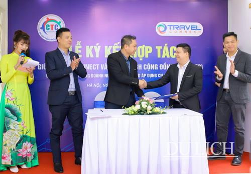 Lễ ký kết hợp tác giữa CTC và công ty Travel Connect